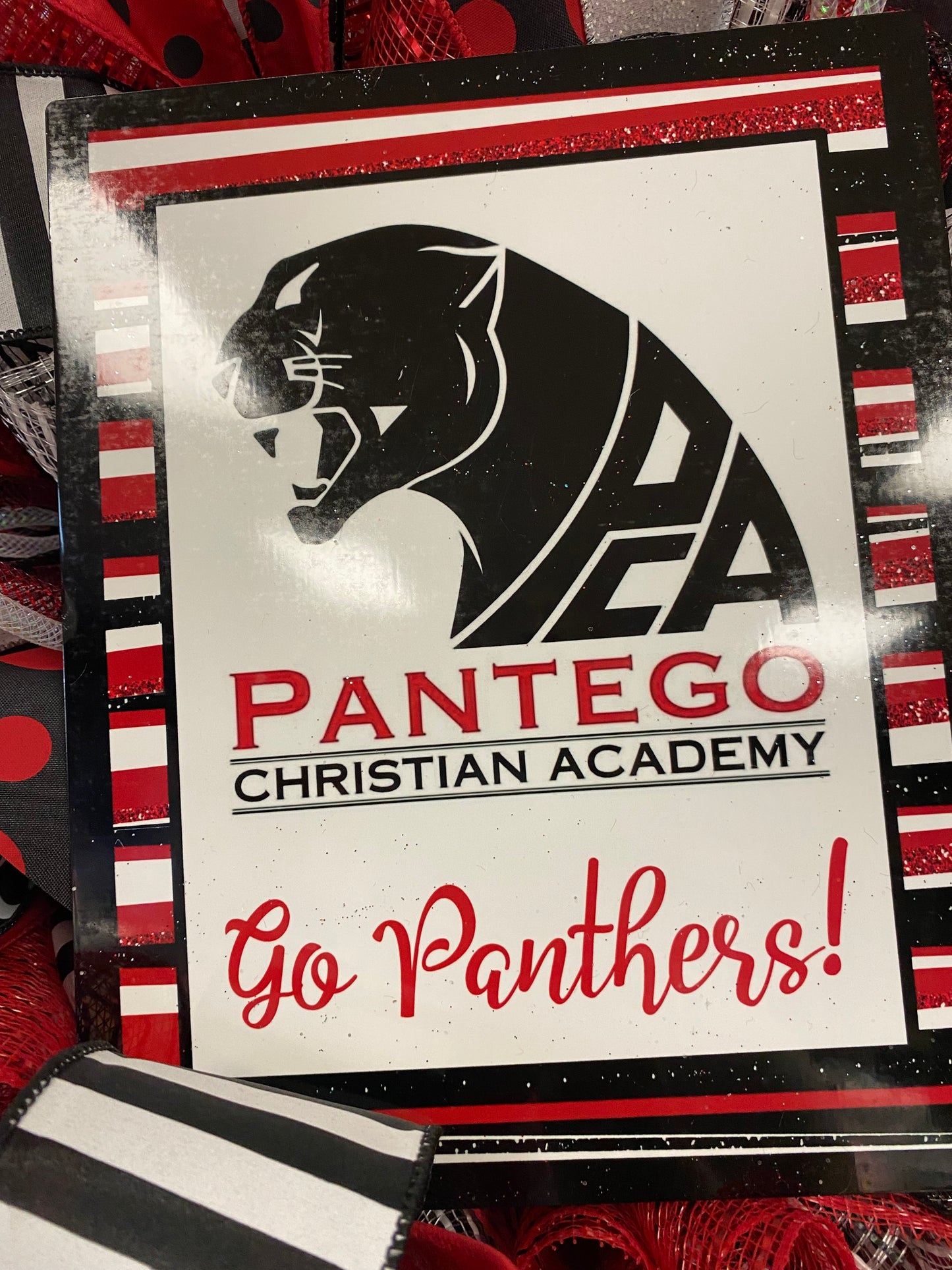 Party Kit - PCA (Pantego Christian Academy) Wreath kit DIY