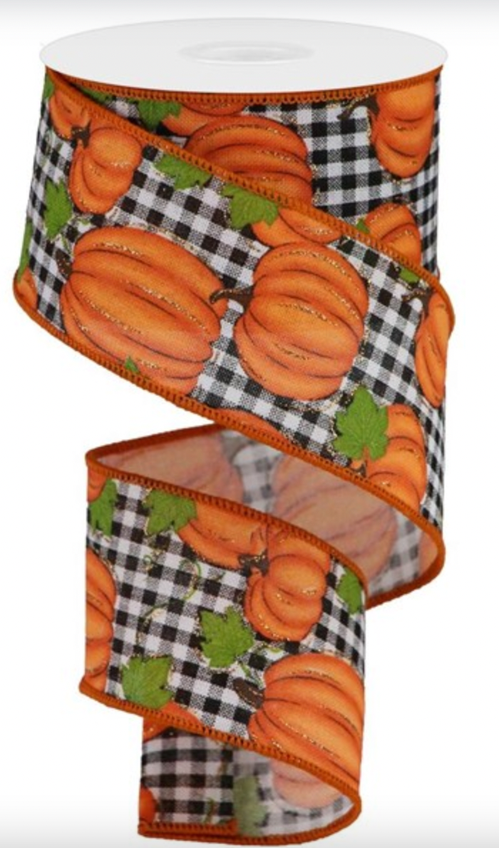 2.5"x10yd Pumpkin Patch/Check
