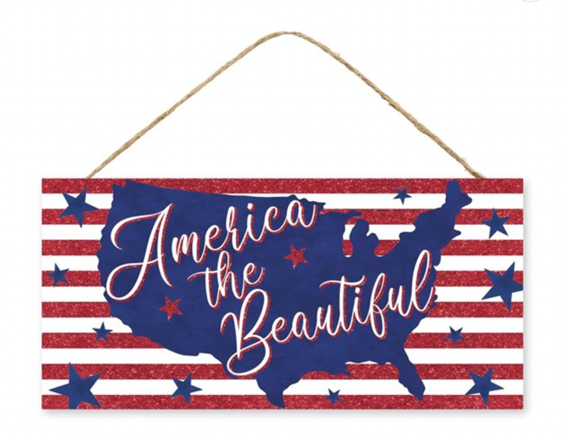 America the Beautiful Sign