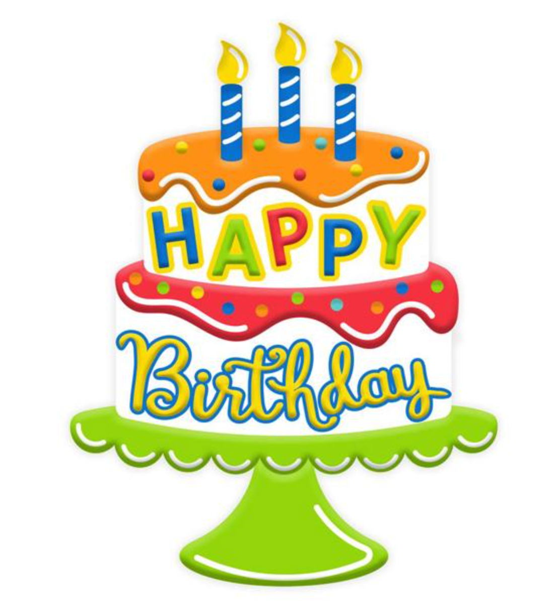 Metal Birthday Cake Sign