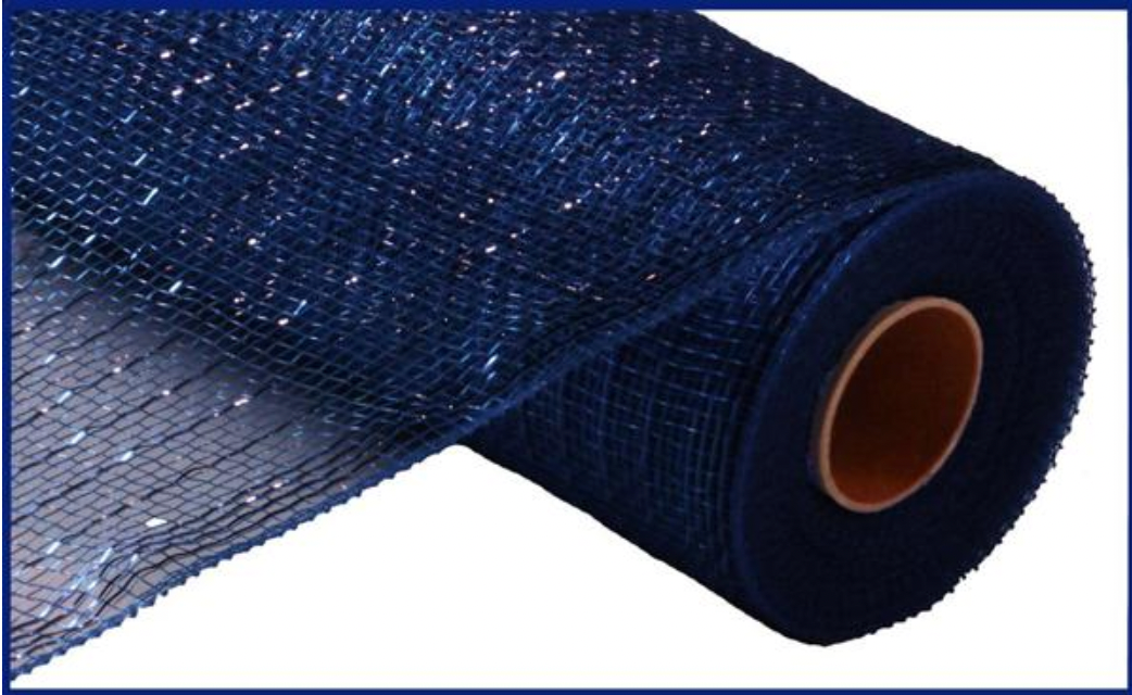 Navy Metallic - Mesh