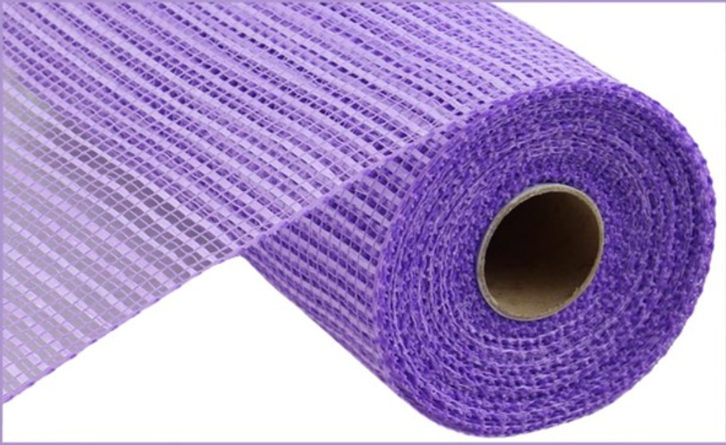 Lavender Horizontal Wide Stripe - Mesh