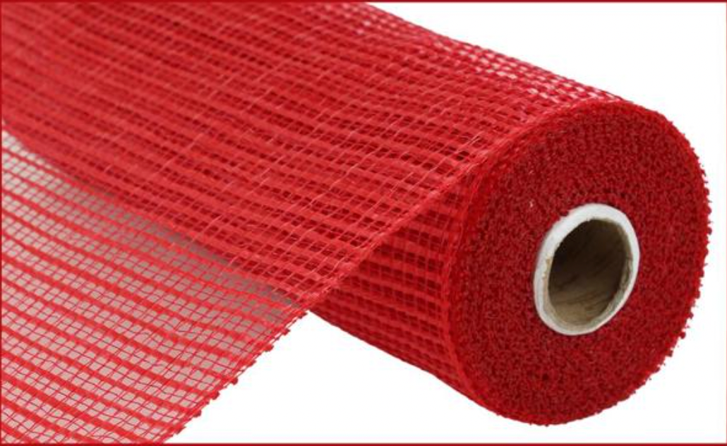 Red Horizontal Wide Stripe - Mesh