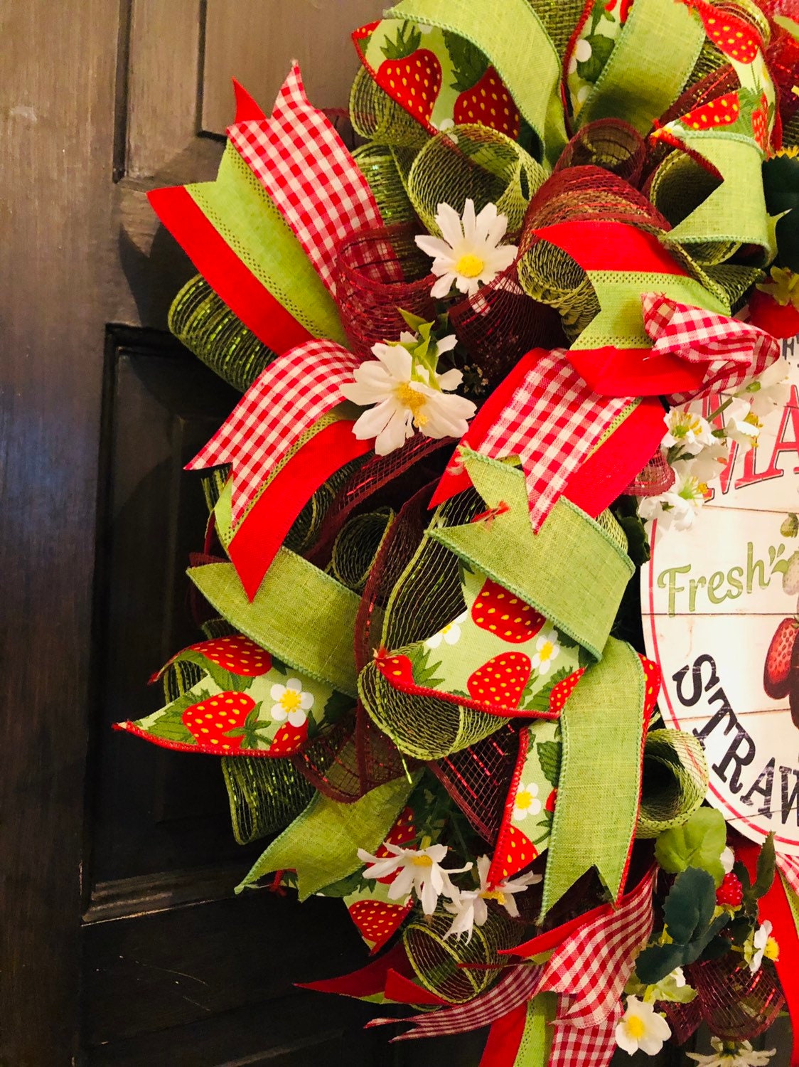 Farmer's Market Strawberry Wreath