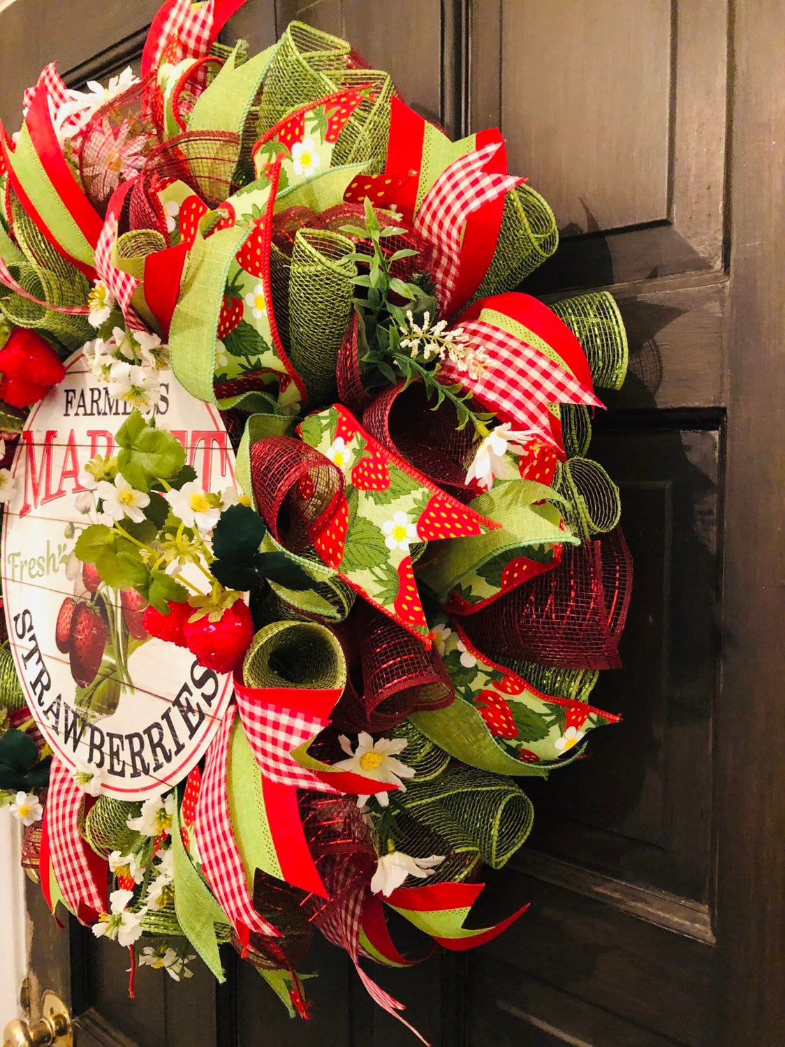 Farmer's Market Strawberry Wreath