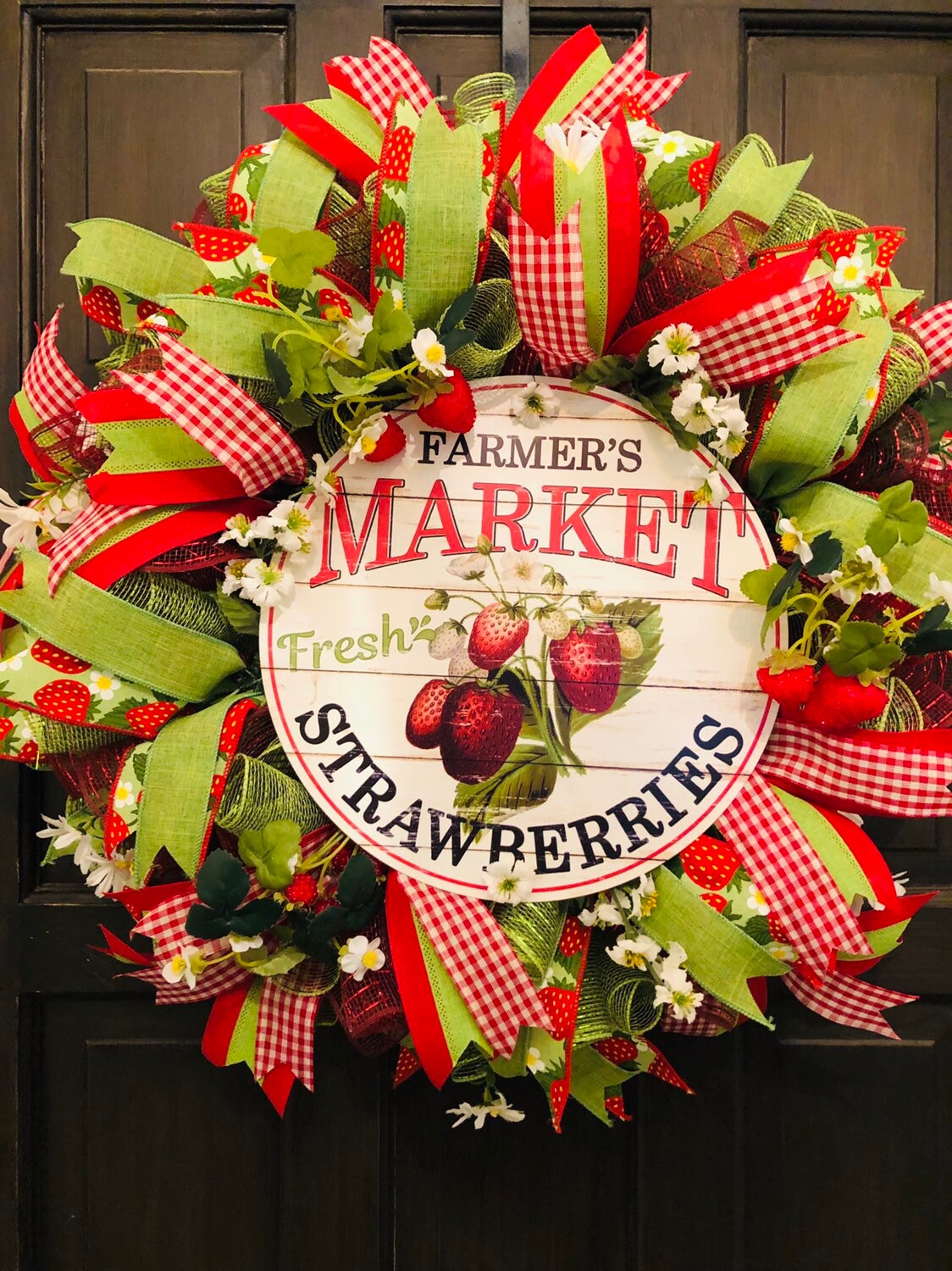Farmer's Market Strawberry Wreath