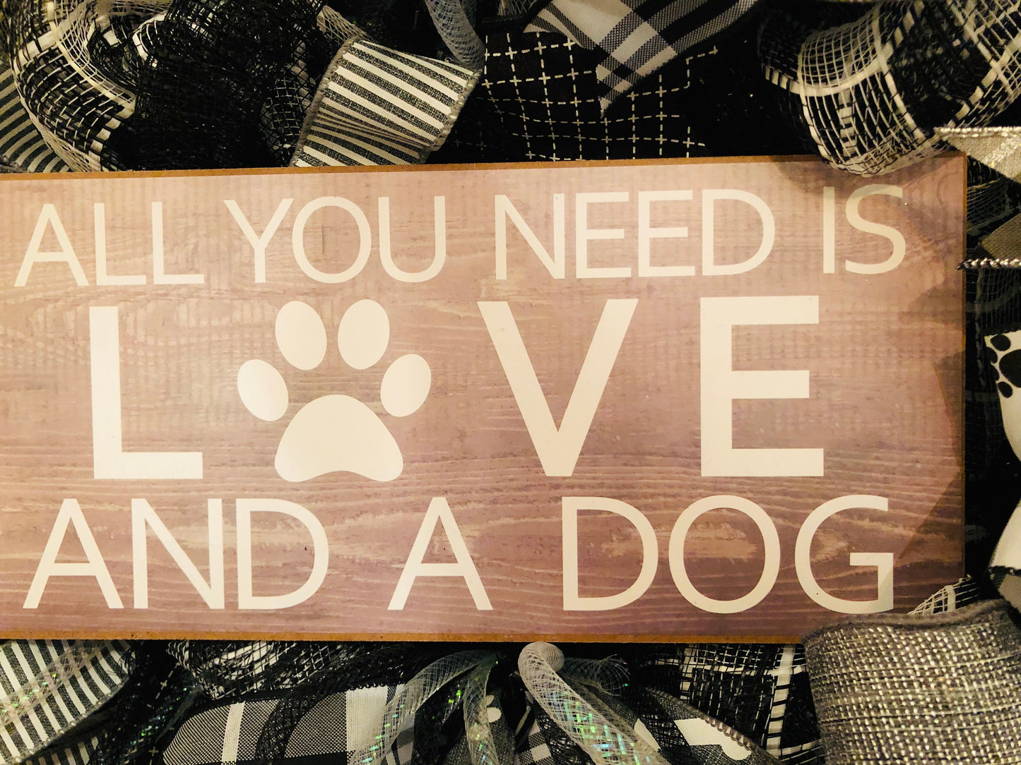 Dog Lover's Wreath, Dog Wreath, Pet Wreath, Dog Door Decor, Everyday Wreath, Welcome Wreath