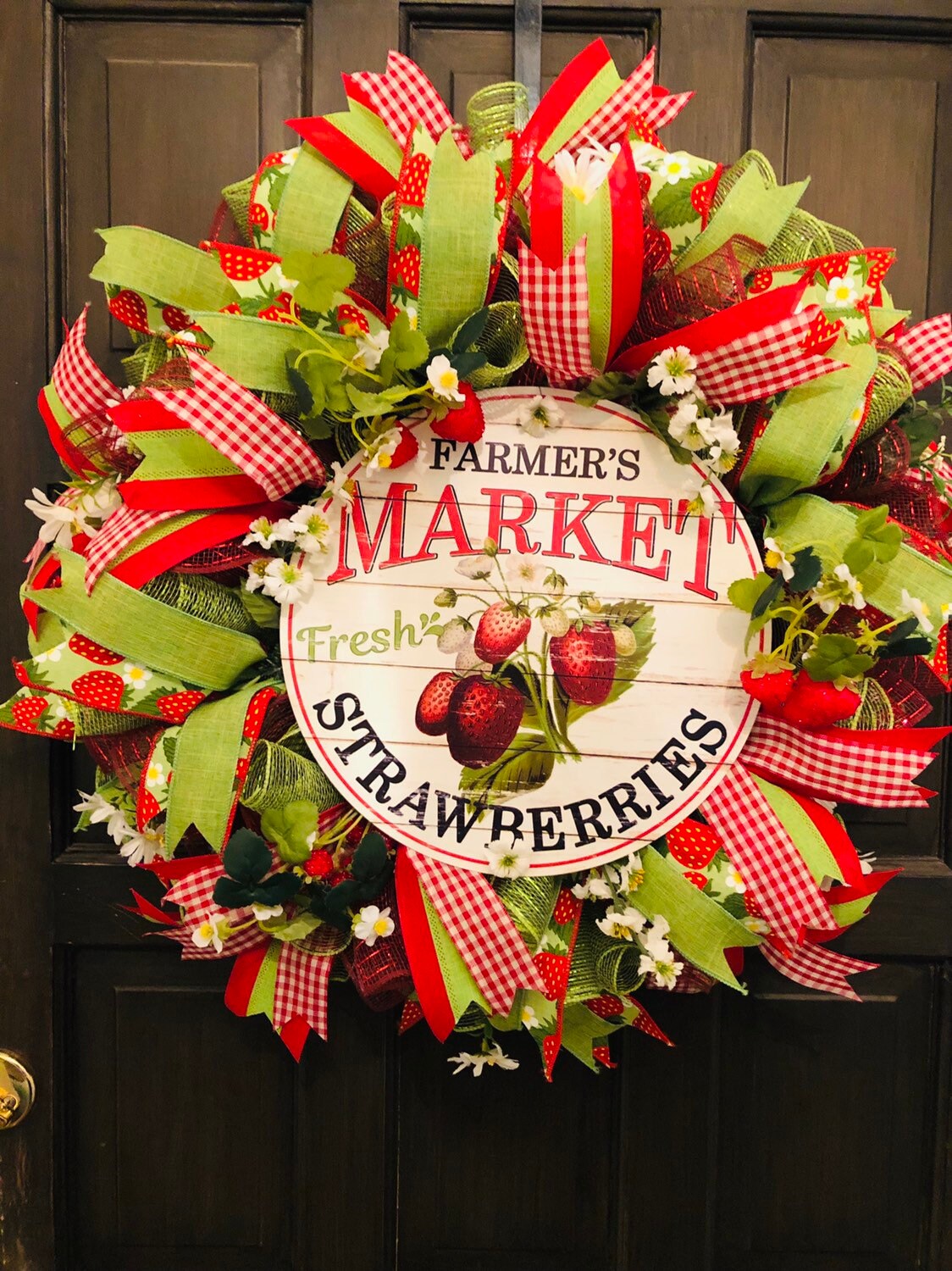 Farmer's Market Strawberry Wreath
