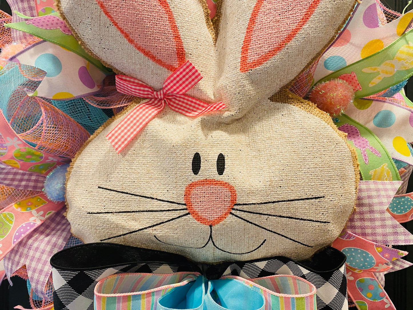 Bunny Wreath, Easter Bunny Wreath, Easter Decorations, Easter Wreath, Easter Door Decor, Spring Wreath, Easter Gifts