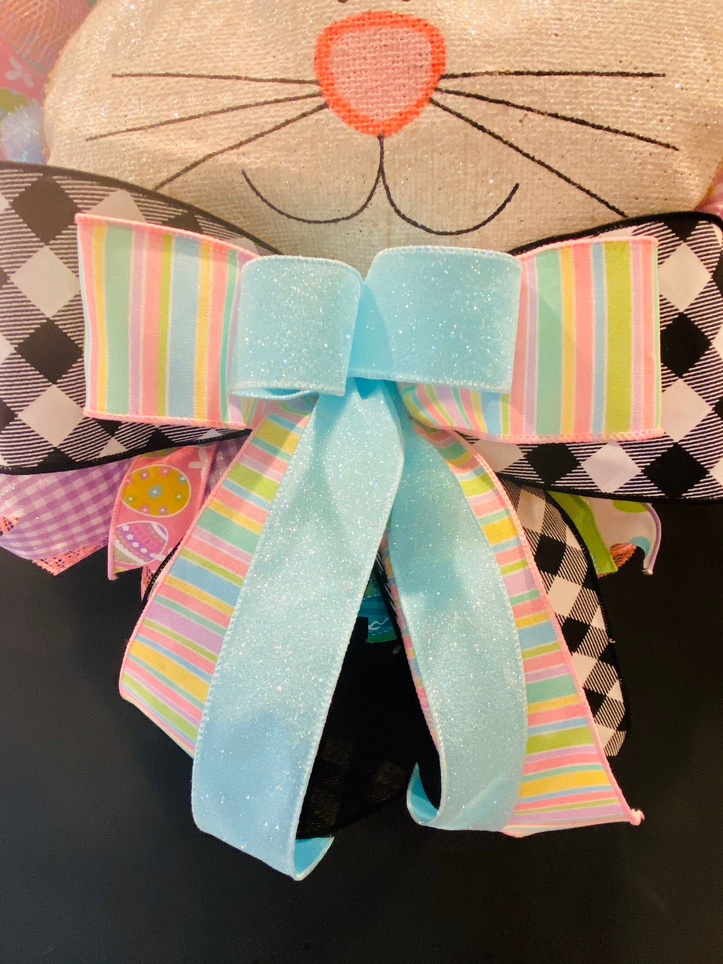 Bunny Wreath, Easter Bunny Wreath, Easter Decorations, Easter Wreath, Easter Door Decor, Spring Wreath, Easter Gifts
