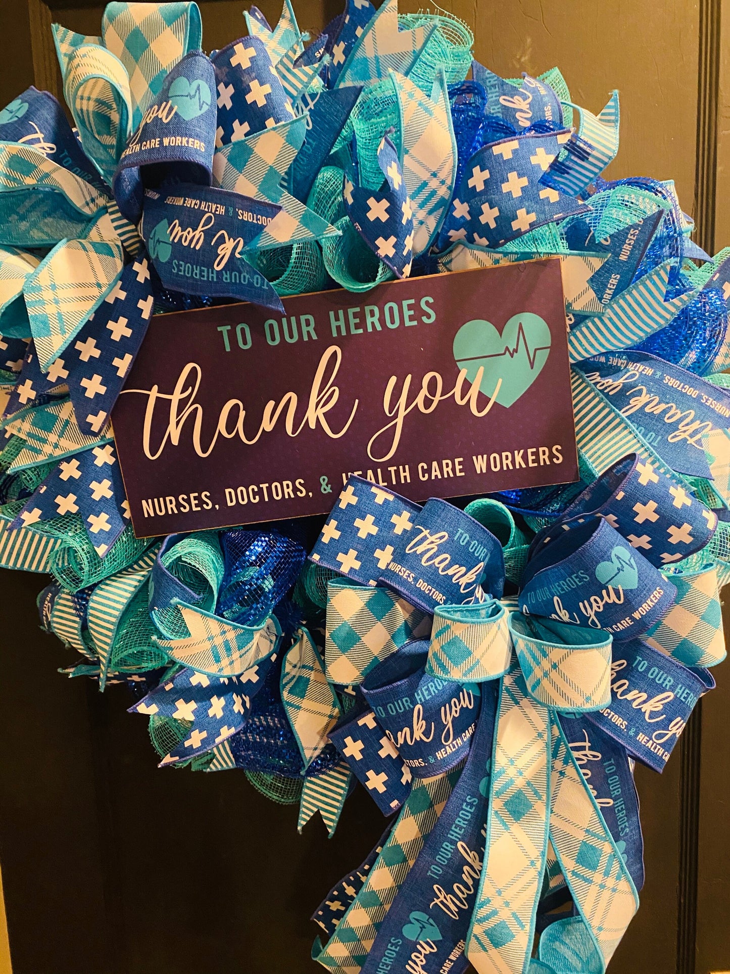 Thank You Healthcare Workers Wreath