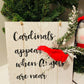 Cardinals Appear When Angels Are Near Snowman Wreath Kit