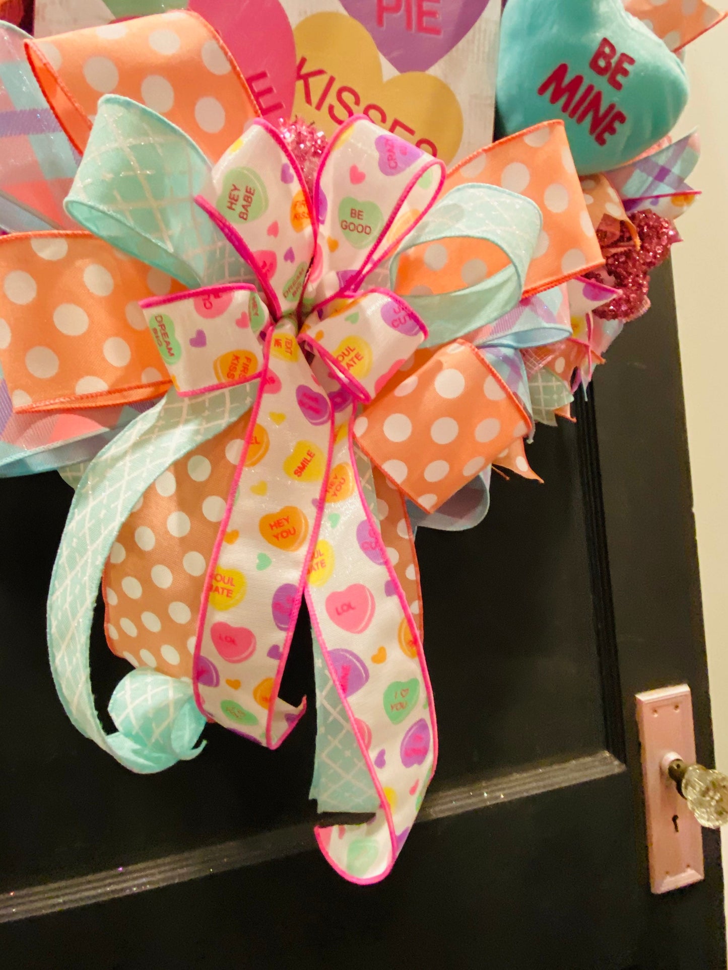 Conversation Hearts Valentine’s Day Wreath