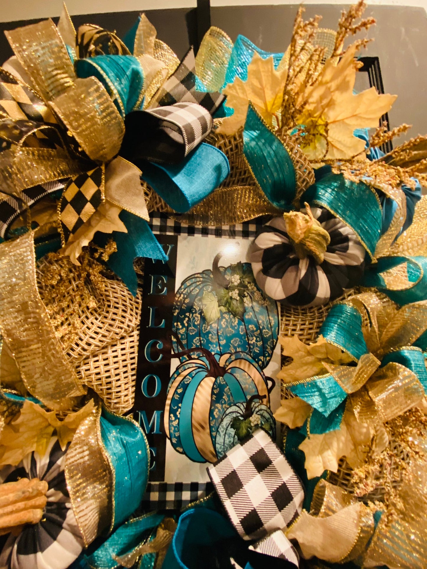 Welcome Fall Wreath, Facebook Live Wreath, Everyday Wreath, Pumpkin Wreath, Fall Wreath, Welcome Wreath