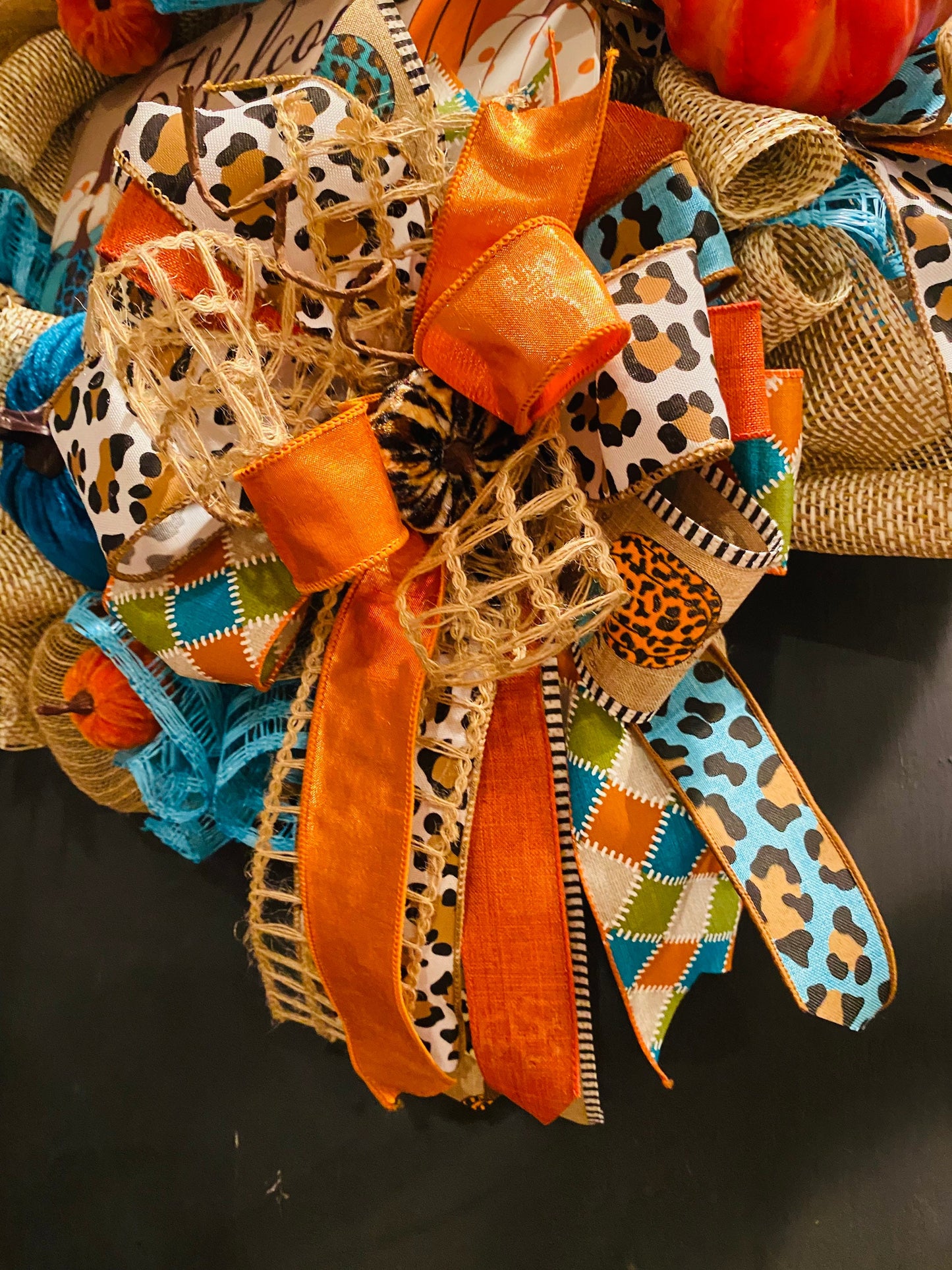 Welcome to Our Patch Fall Wreath, Facebook Live Wreath, Everyday Wreath, Fall Wreath, Welcome Wreath, Pumpkin Wreath