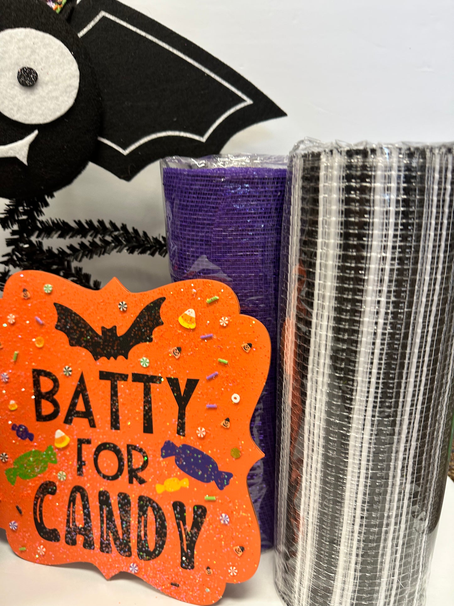 Wreath Kit - Batty for Candy Halloween DIY Wreath Kit