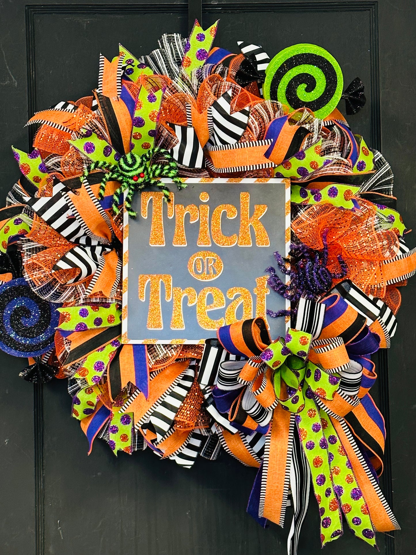 Wreath Kit - Trick or Treat Halloween DIY Wreath Kit