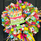 Happy Birthday Wreath