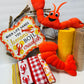 Plush Cajun Crawfish Wreath Kit