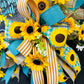 I Have Sunshine in My Soul Sunflower Wreath