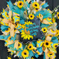 I Have Sunshine in My Soul Sunflower Wreath