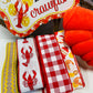 Plush Cajun Crawfish Wreath Kit