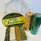 Green and Gold Classic Christmas Wreath Kit