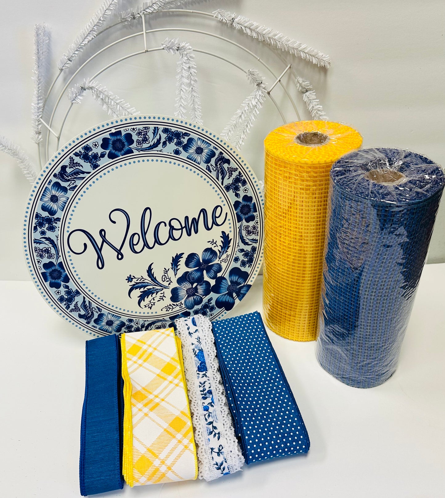 Party Kit - Welcome in Blue & Yellow Everyday DIY Party Kit