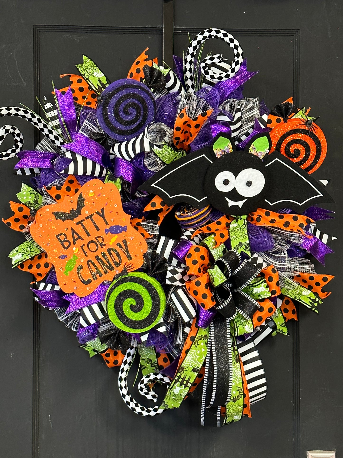 Wreath Kit - Batty for Candy Halloween DIY Wreath Kit