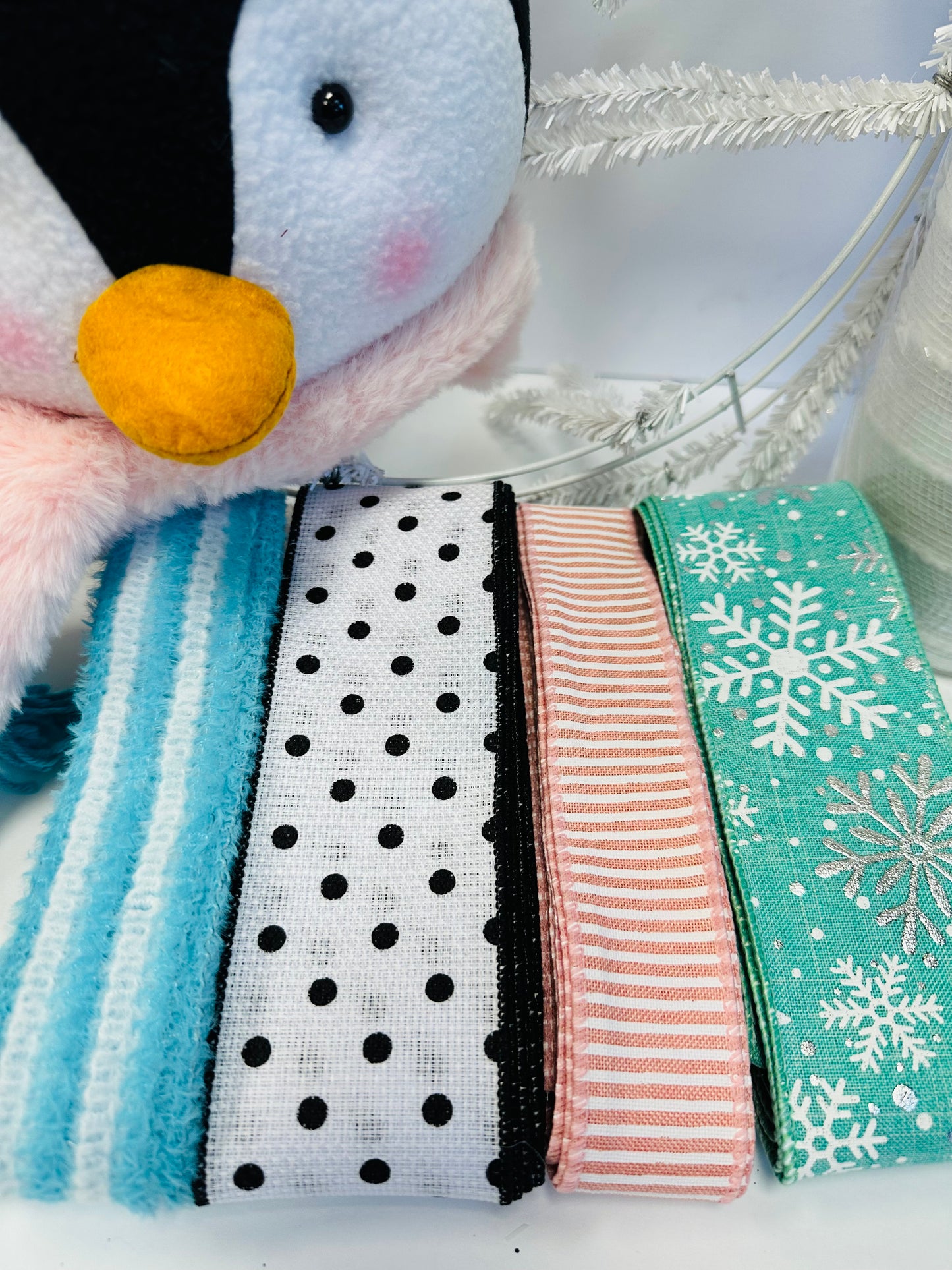 Plush Penguin DIY Wreath Kit