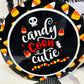 Candy Corn Cutie Skeleton Halloween DIY Wreath Kit