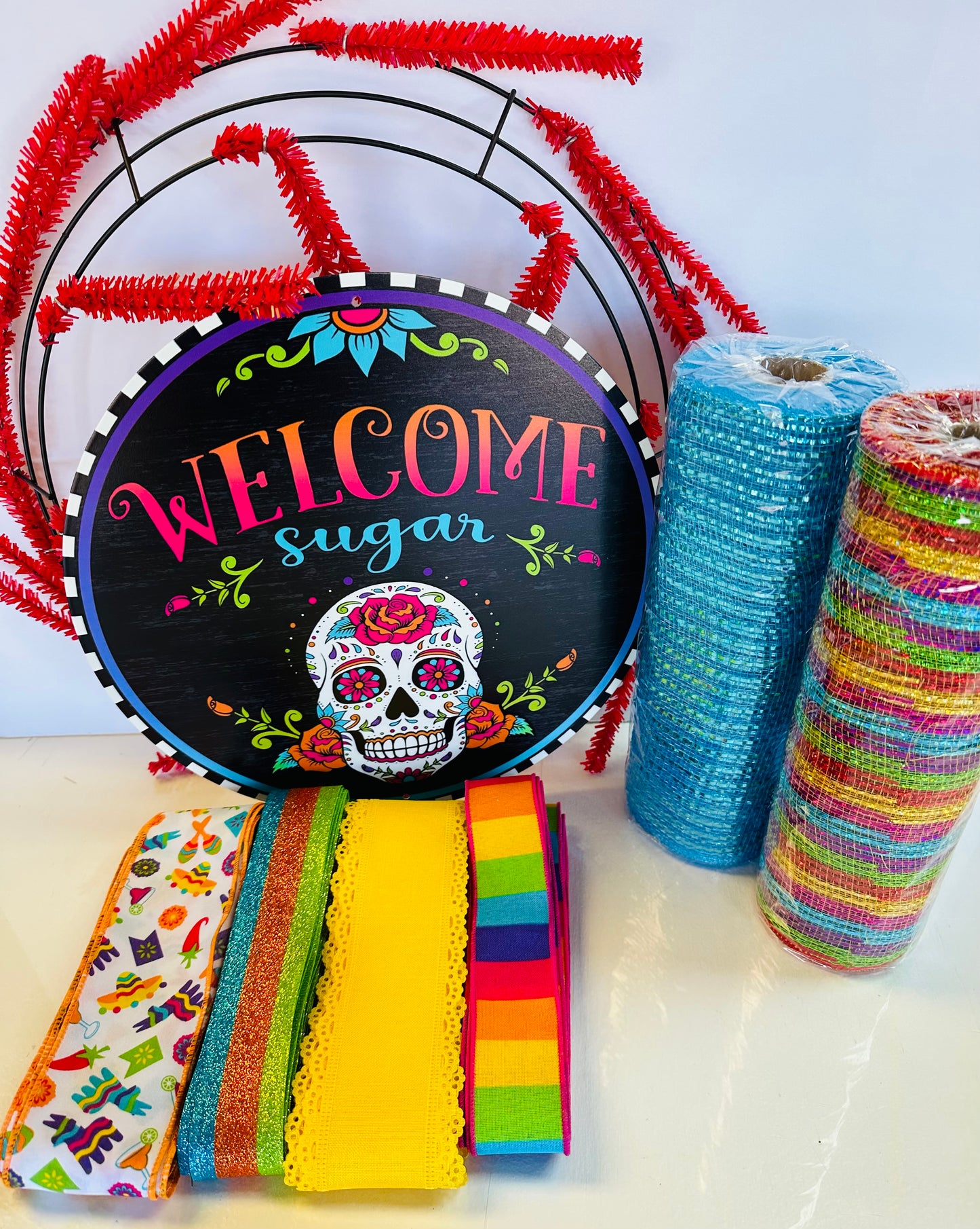 Fiesta or Welcome Sugar DIY Wreath Kit