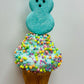 20"L Blue Sugar Bunny Cupcake Pick