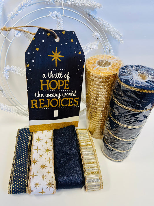 Party Kit - Thrill of Hope, A Weary World Rejoices Christmas DIY