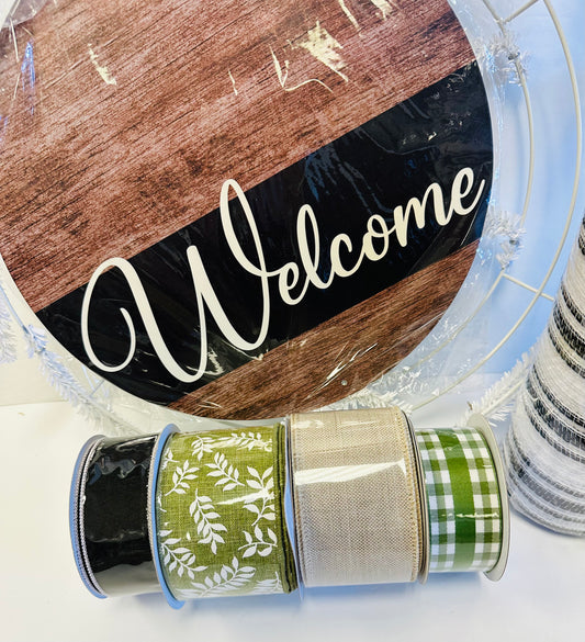 Party Kit - Welcome Everyday Wreath DIY Party Kit (Wood)