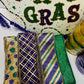 Mardi Gras Beads DIY Wreath Kit