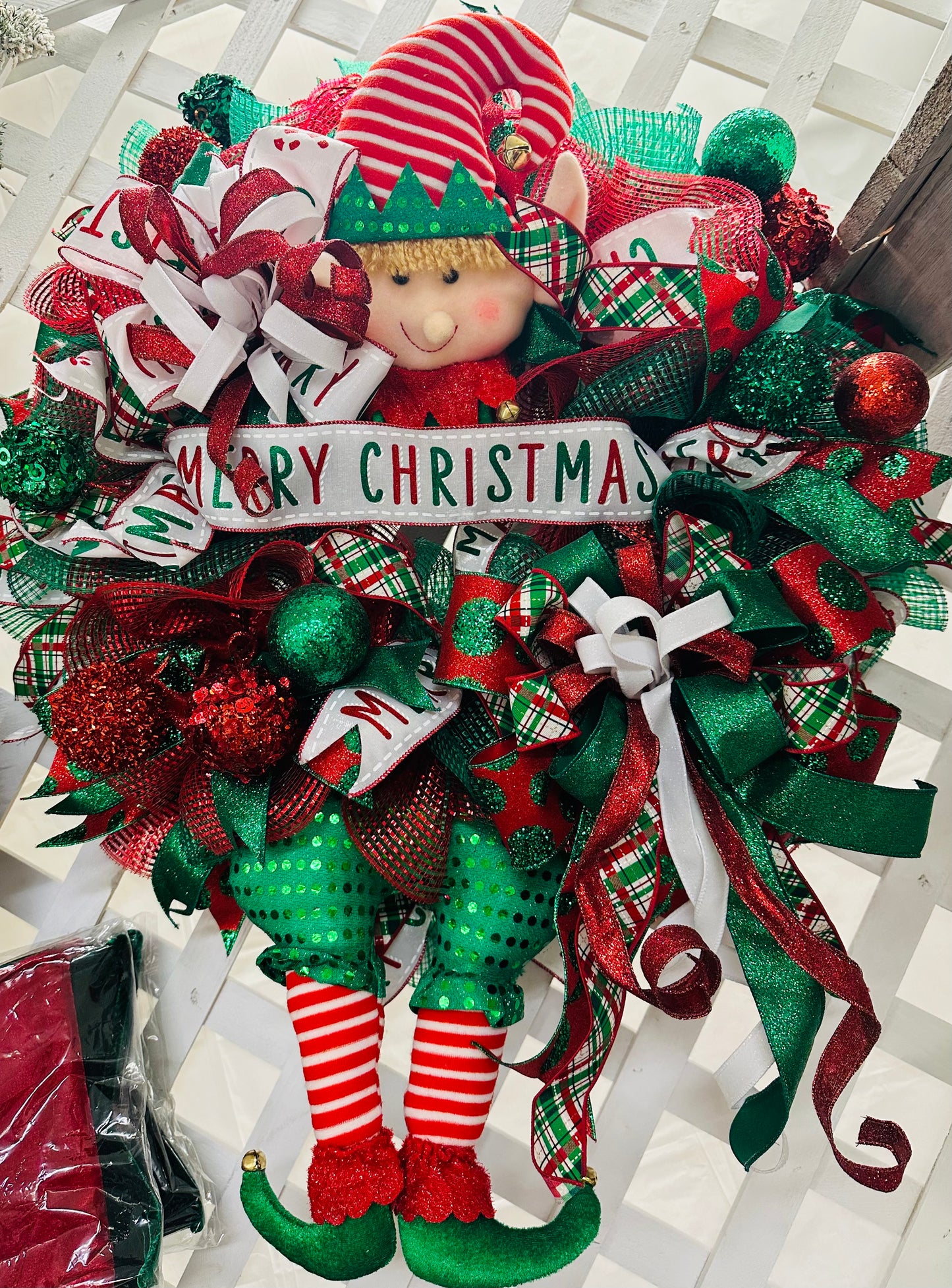 Party Kit - Sequined Elf Christmas Holiday DIY Kit