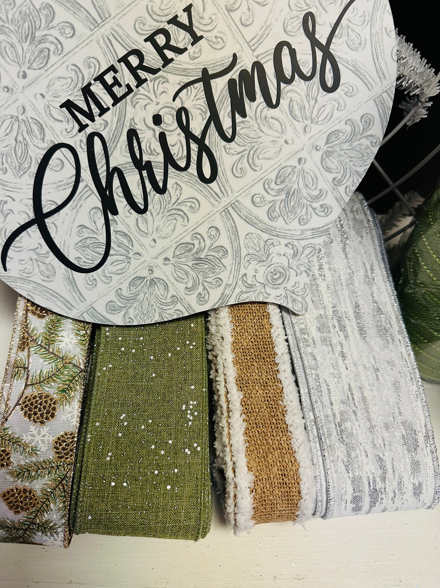 Party Kit. - NEW Rustic Elegance Christmas Ornament DIY Kit