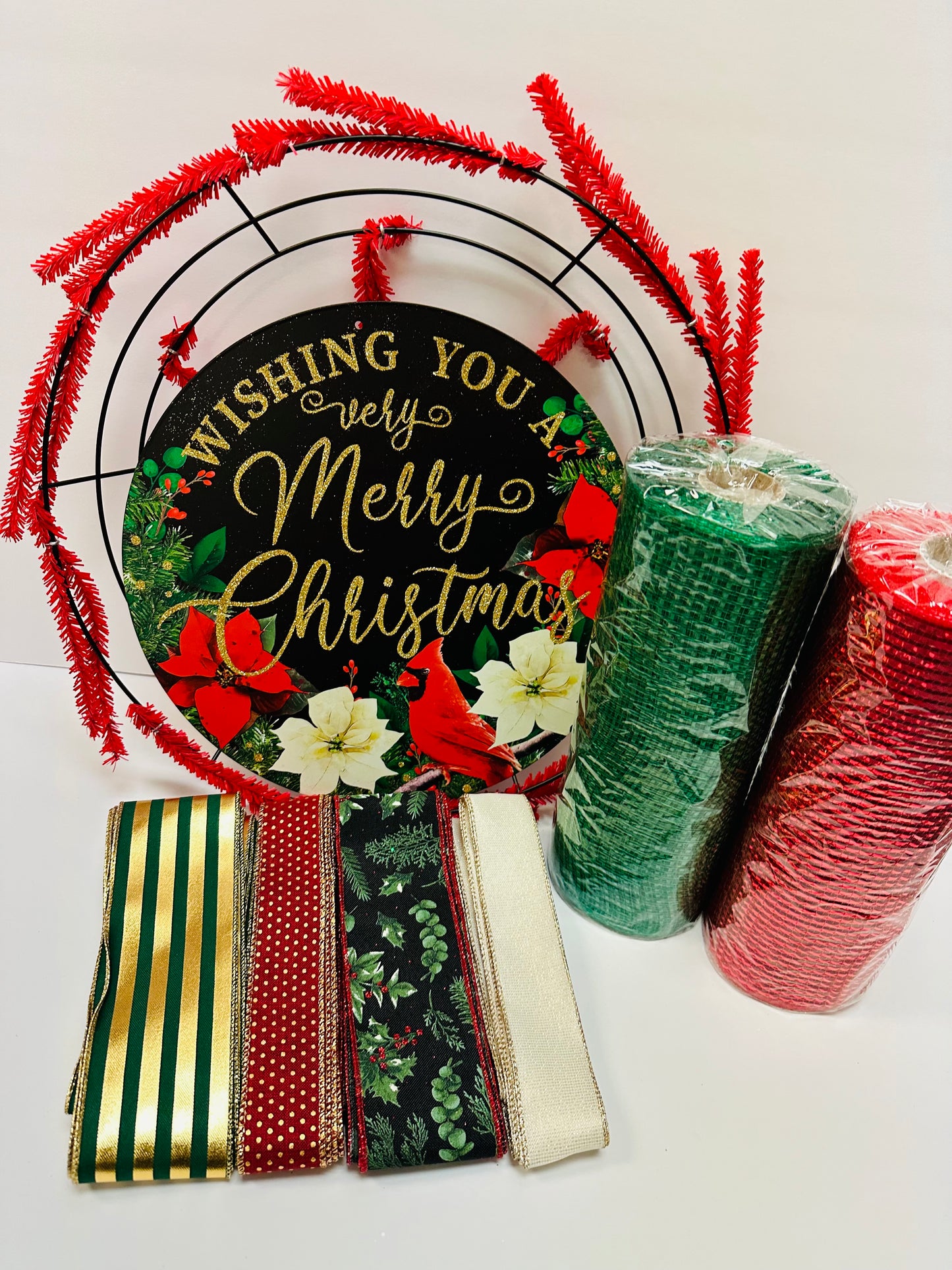 Party Kit - Wishing You a Very Merry Christmas Winter Holiday DIY