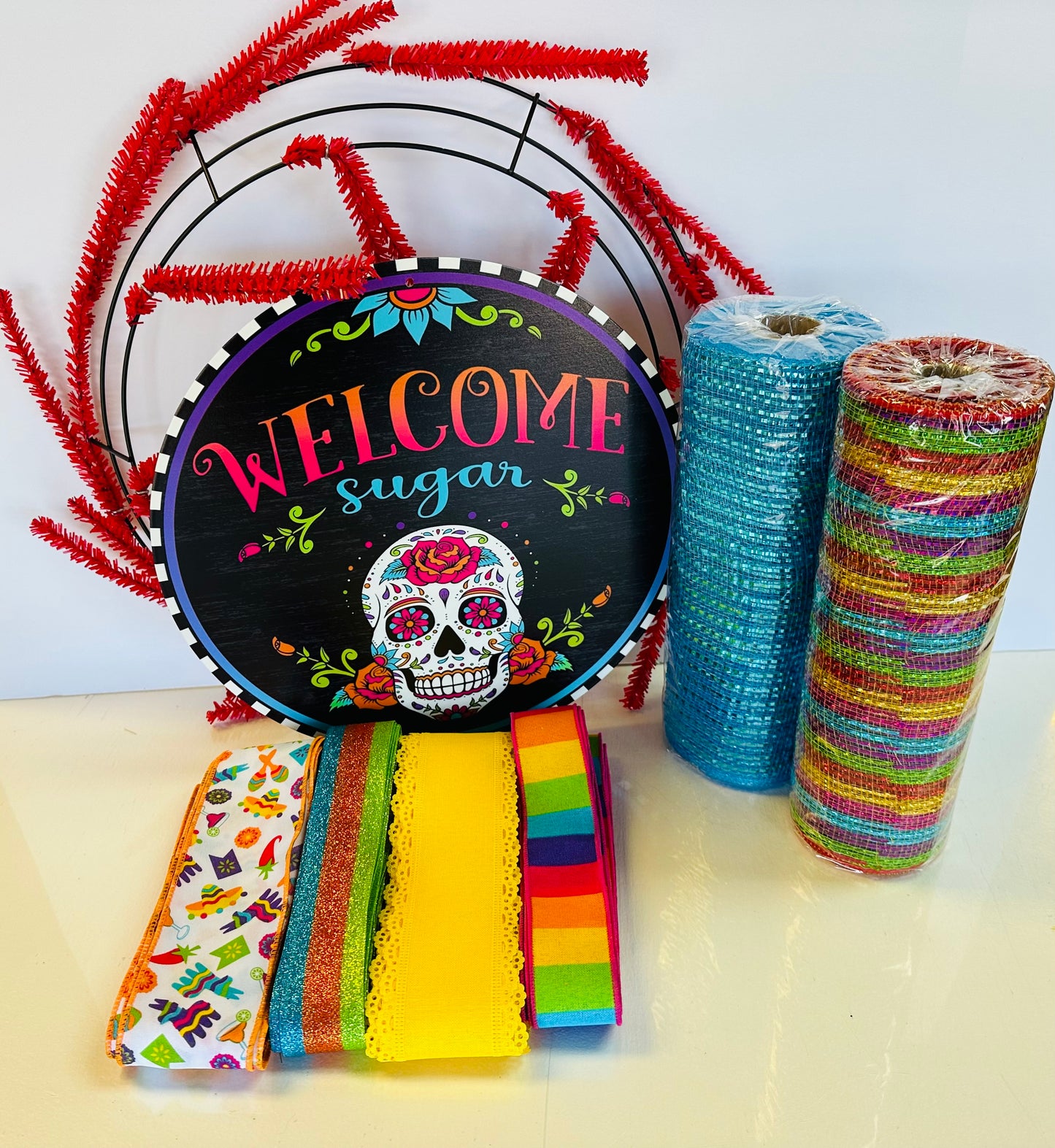 Fiesta or Welcome Sugar DIY Wreath Kit