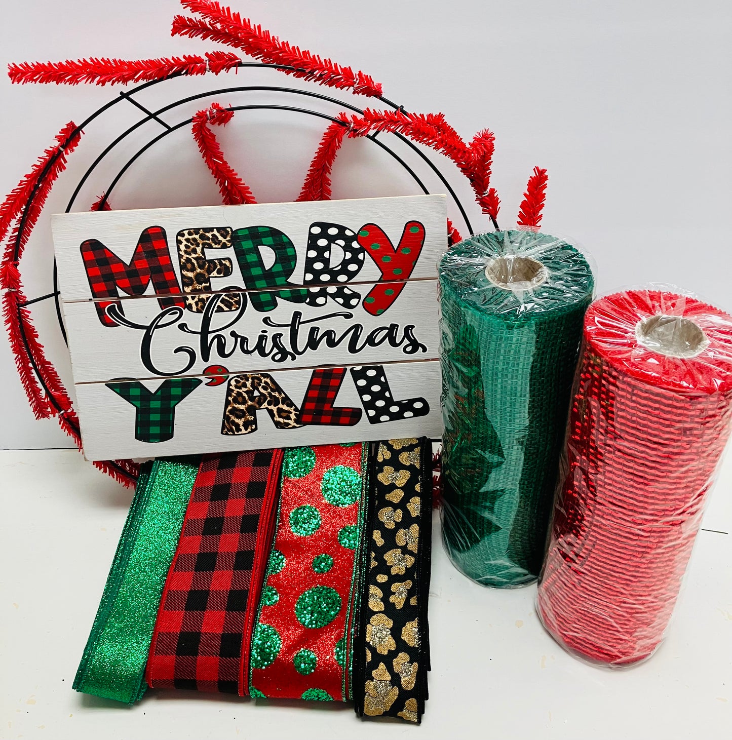 Party Kit - Merry Christmas Y'all DIY Winter Christmas Kit