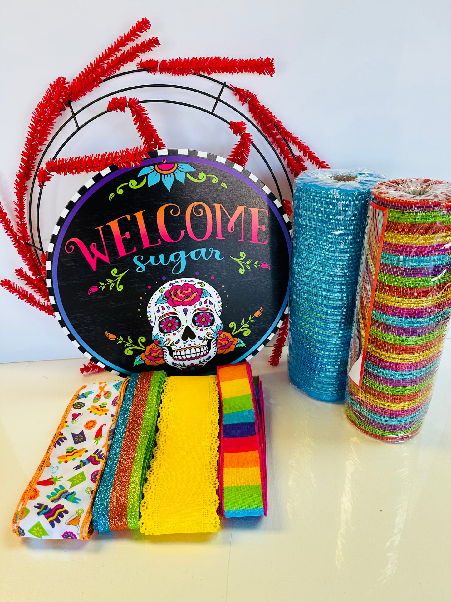 Fiesta or Welcome Sugar DIY Wreath Kit