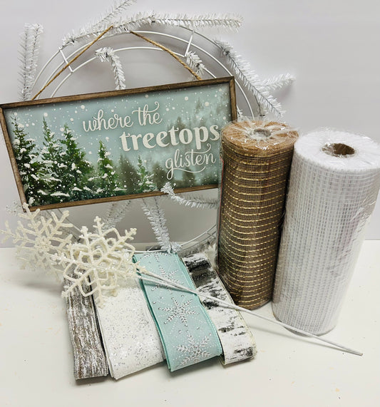 Party Kit - Where Treetops Glisten Winter Everyday DIY Kit