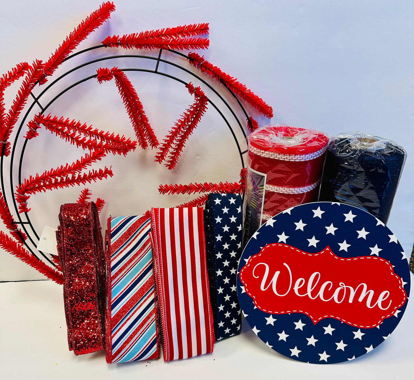 Party Kit - Patriotic Welcome DIY Kit (Round)