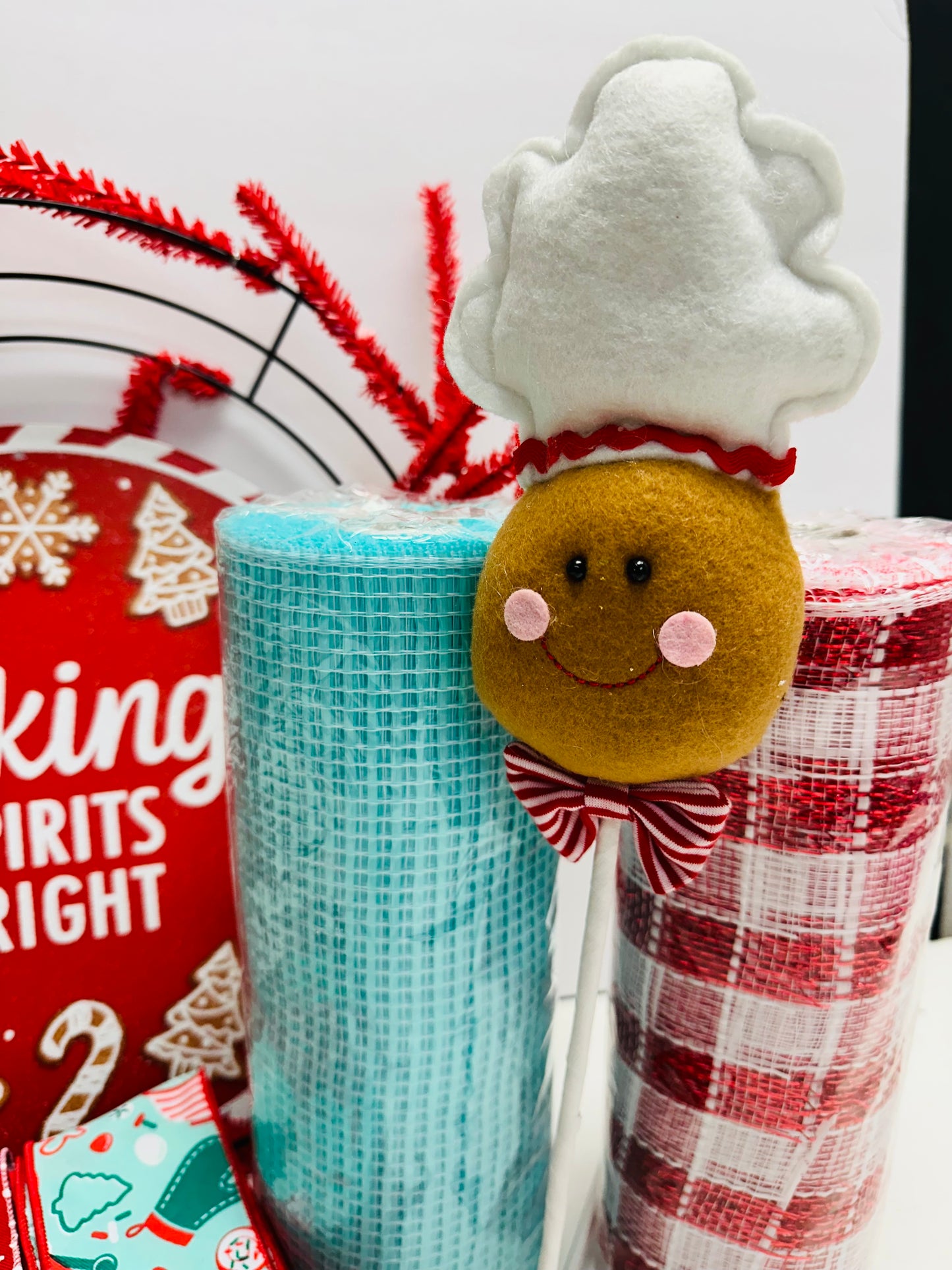 Party Kit - Baking Spirits Bright Gingerbread Christmas Holiday DIY Kit