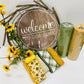 Sunflower Welcome to Our Home Everyday DIY Wreath Kit