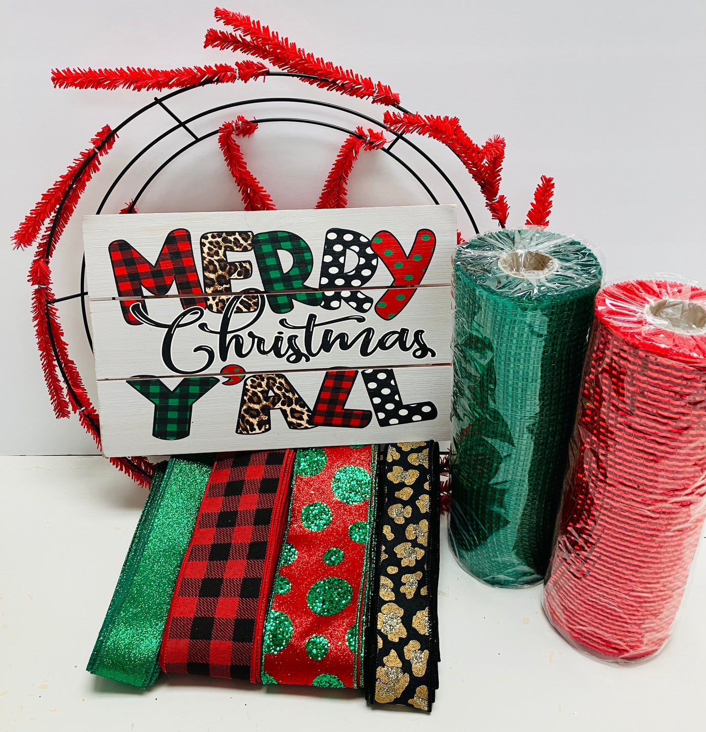 Party Kit - Merry Christmas Y'all DIY Winter Christmas Kit