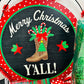 Merry Christmas Y'all DIY Wreath Kit