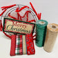 Merry Christmas Bandana DIY Wreath Kit