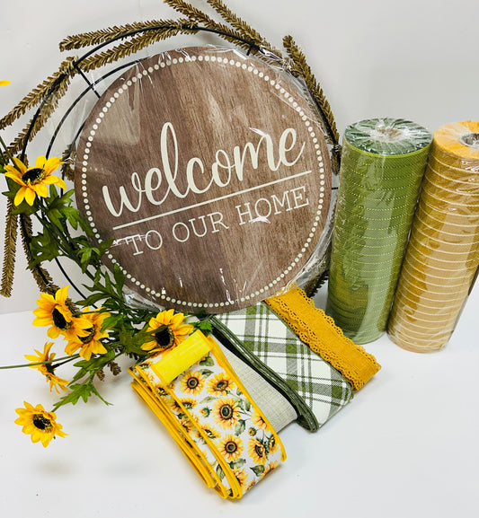 Party Kit - Sunflower Welcome to Our Home Everyday DIY Kit